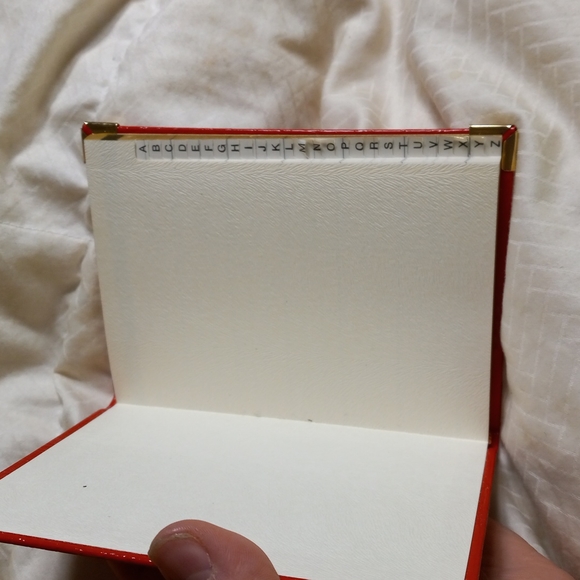 Vintage Croco Embossed Phone Number Book - Picture 4 of 6